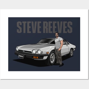 Steve Reeves And His Jaguar XJS V12 Posters and Art